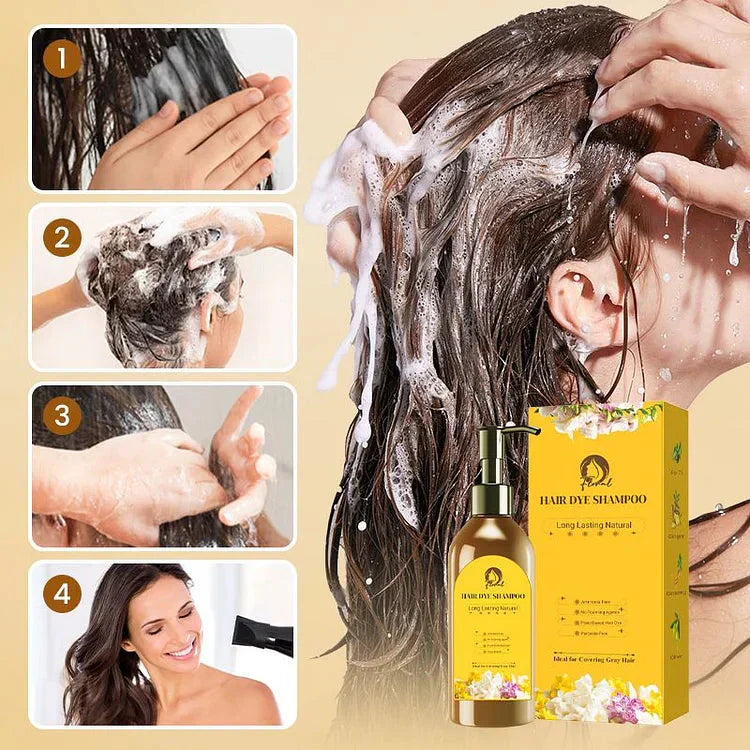 Everglow | long lasting natural hair dye shampoo