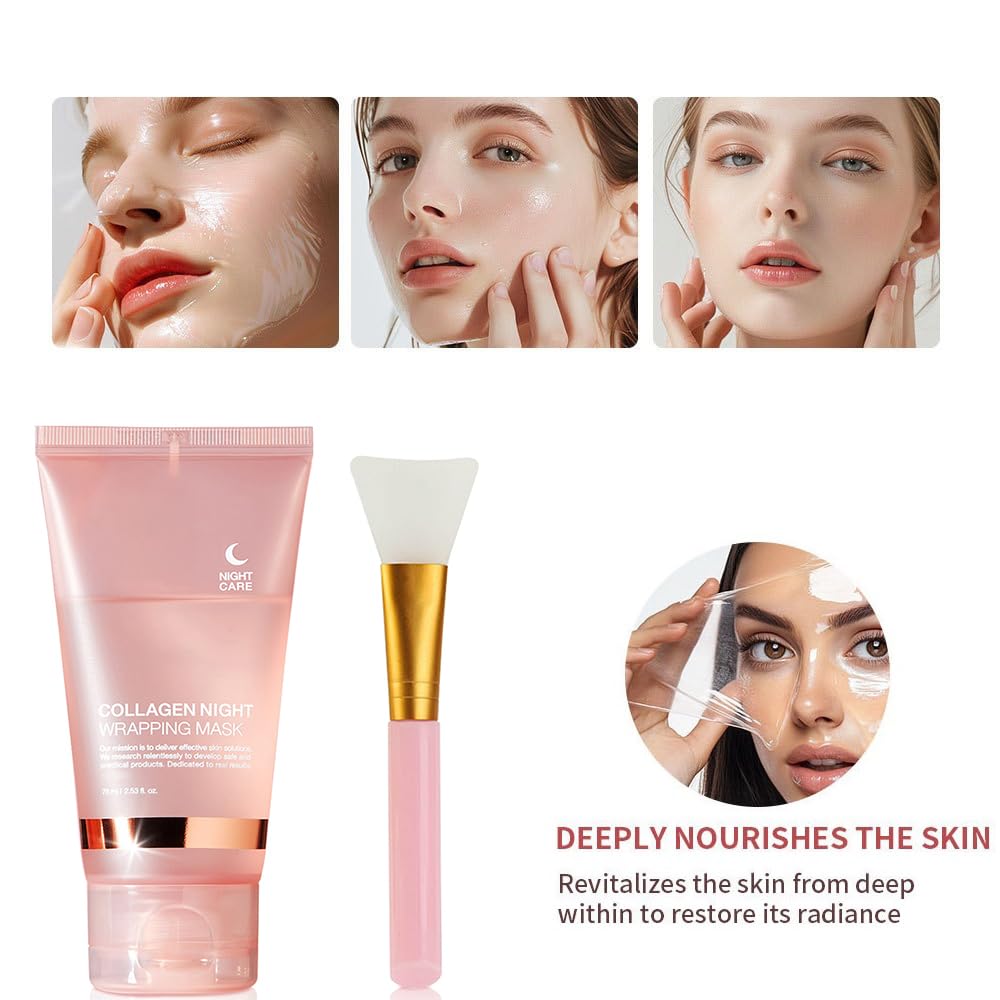 HydraNight | Peel-Off Collagen Face Mask for Overnight Use