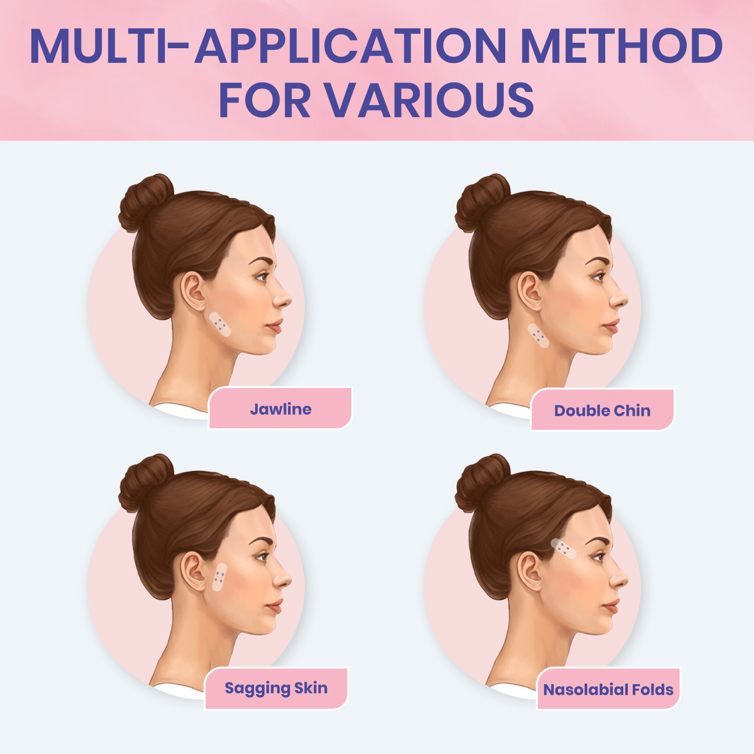 Invisilift | temporary face tape for a smoother look