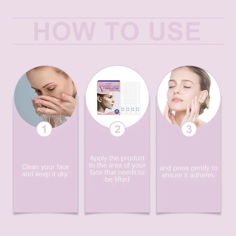 Invisilift | temporary face tape for a smoother look