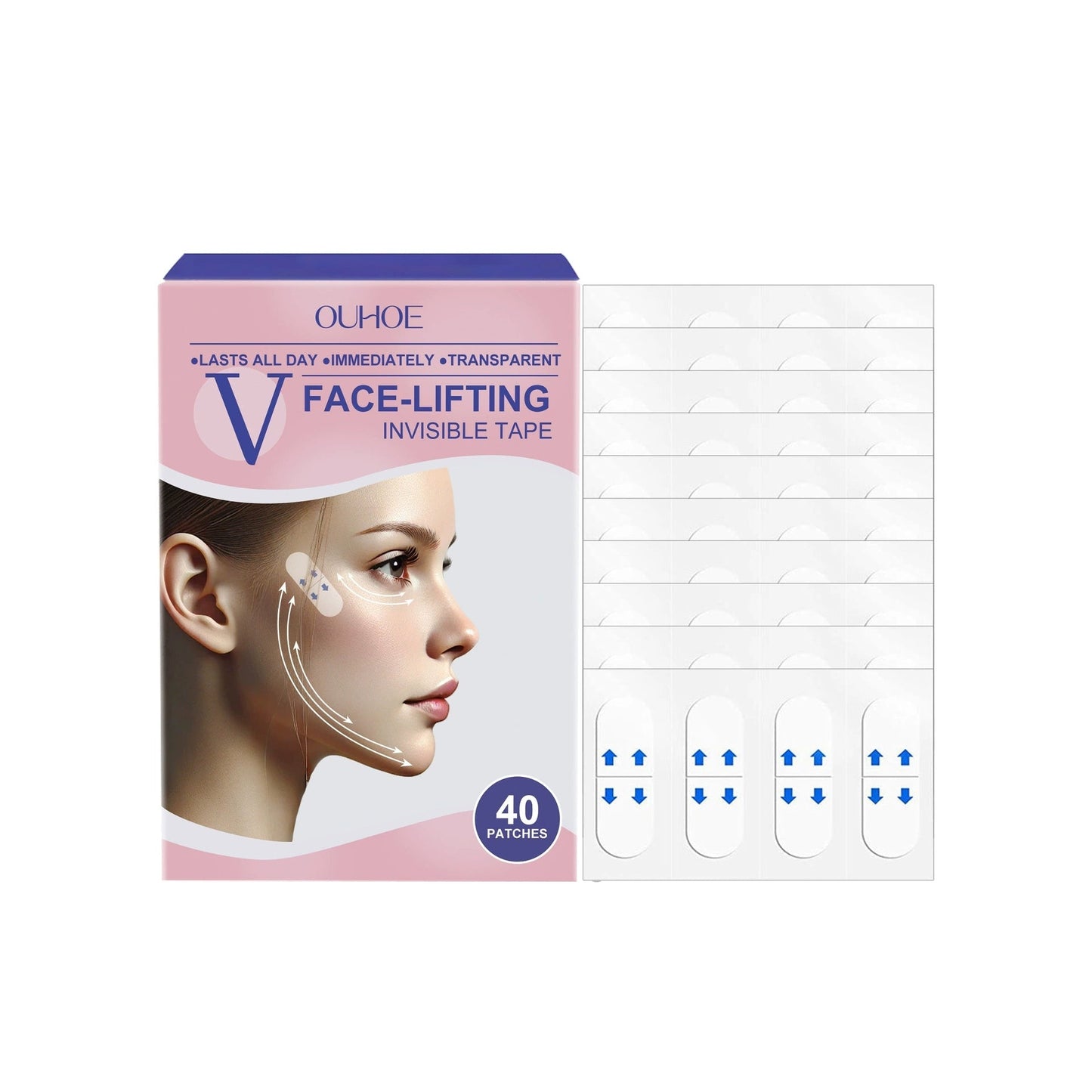 Invisilift | temporary face tape for a smoother look