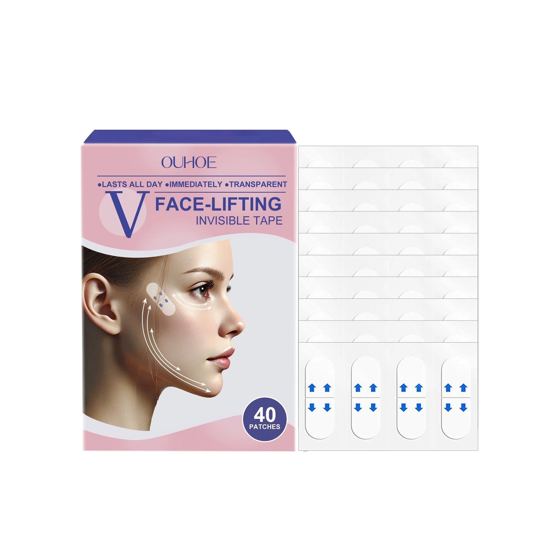 Invisilift | temporary face tape for a smoother look