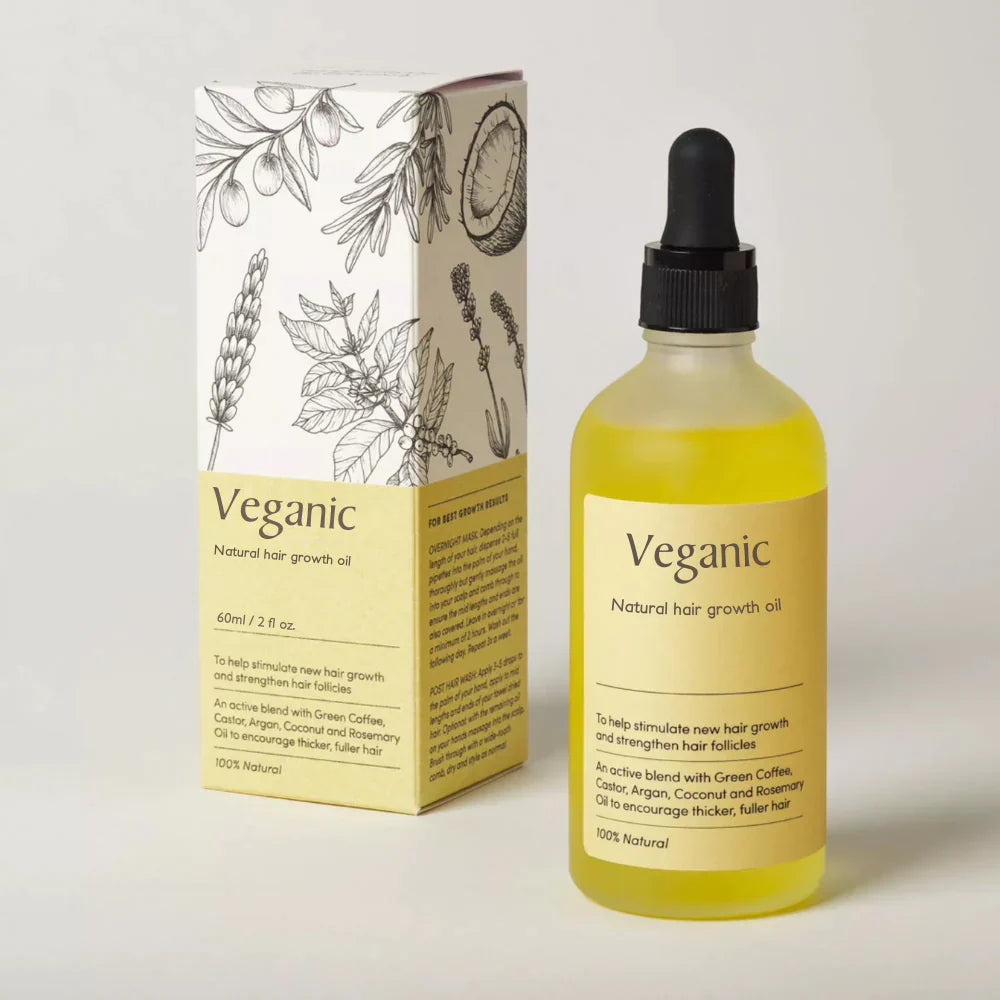 Veganic | Natural Hair Strengthening Oil – Helps Reduce Hair Loss